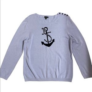 NWOT Talbots Anchor Sweater